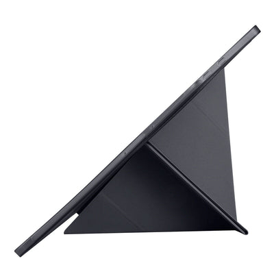 Galaxy Tab S9 Ultra Kılıf Zore Tri Folding Kalem Bölmeli Standlı Kılıf Mor