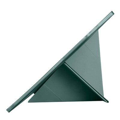 Galaxy Tab S9 Ultra Kılıf Zore Tri Folding Kalem Bölmeli Standlı Kılıf Siyah