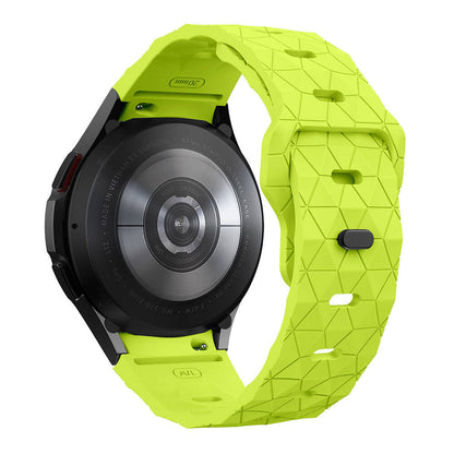 Galaxy Watch 5 44mm Zore KRD-116 20mm Futbol Desenli Spor Tasarımlı Silikon Kordon