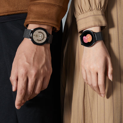 Galaxy Watch 6 Classic 47mm Karbon Fiber Pitaka Modern Serisi Black-Grey Twill Kordon