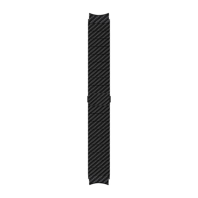 Galaxy Watch 7 40mm Karbon Fiber Pitaka Modern Serisi Black-Grey Twill Kordon Siyah-Gri