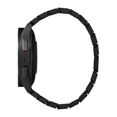 Galaxy Watch 7 40mm Karbon Fiber Pitaka Modern Serisi Black-Grey Twill Kordon Siyah-Gri