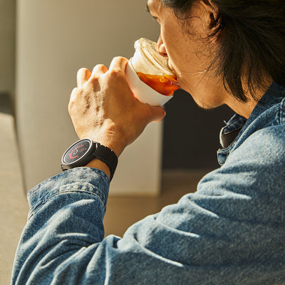 Galaxy Watch 7 40mm Karbon Fiber Pitaka Modern Serisi Black-Grey Twill Kordon Siyah-Gri