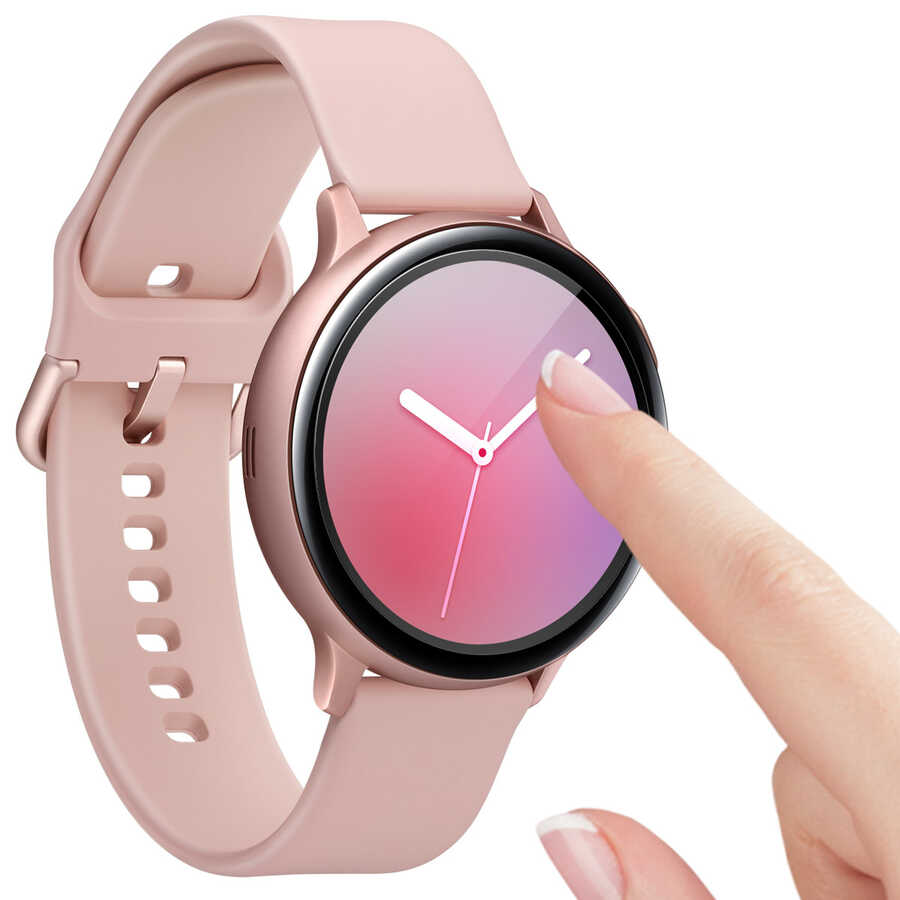 Galaxy Watch Active 2 40mm Araree Pure Diamond Pet Ekran Koruyucu Renksiz