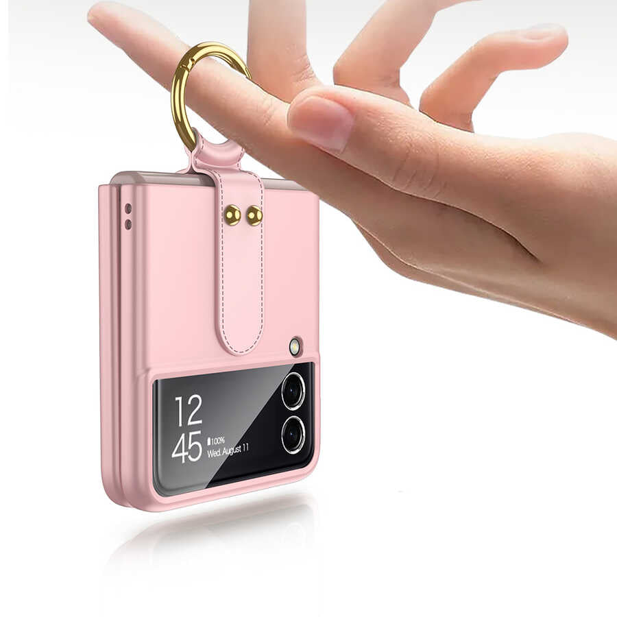 Galaxy Z Flip 3 Kılıf Zore Flip Ring Kıpta Kılıf