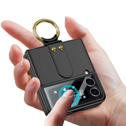 Galaxy Z Flip 3 Kılıf Zore Flip Ring Kıpta Kılıf