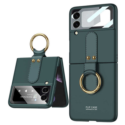 Galaxy Z Flip 3 Kılıf Zore Flip Ring Kıpta Kılıf