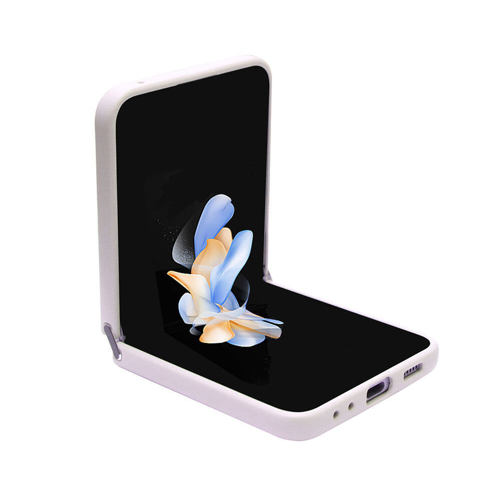 Galaxy Z Flip 5 Kılıf Guess Orjinal Lisanslı PU Deri Taşlı Üçgen Logo 4G Desenli Strass Kılıf