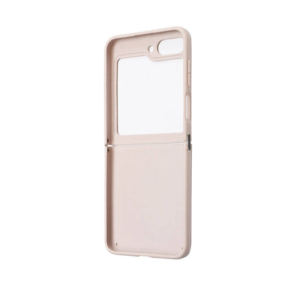 Galaxy Z Flip 5 Kılıf Guess Orjinal Lisanslı PU Deri Taşlı Üçgen Logo 4G Desenli Strass Kılıf