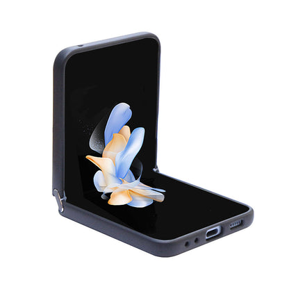 Galaxy Z Flip 5 Kılıf Guess Orjinal Lisanslı PU Deri Taşlı Üçgen Logo 4G Desenli Strass Kılıf