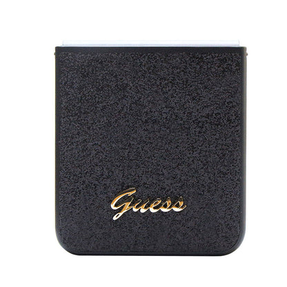 Galaxy Z Flip 5 Kılıf Guess Orjinal Lisanslı Yazı Logolu Glitter Script Kılıf