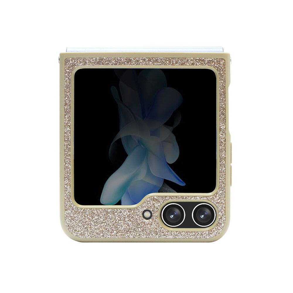 Galaxy Z Flip 5 Kılıf Guess Orjinal Lisanslı Yazı Logolu Glitter Script Kılıf