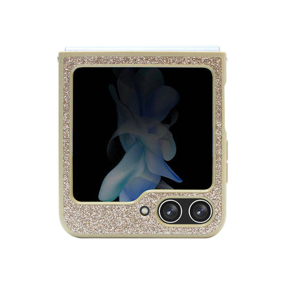 Galaxy Z Flip 5 Kılıf Guess Orjinal Lisanslı Yazı Logolu Glitter Script Kılıf