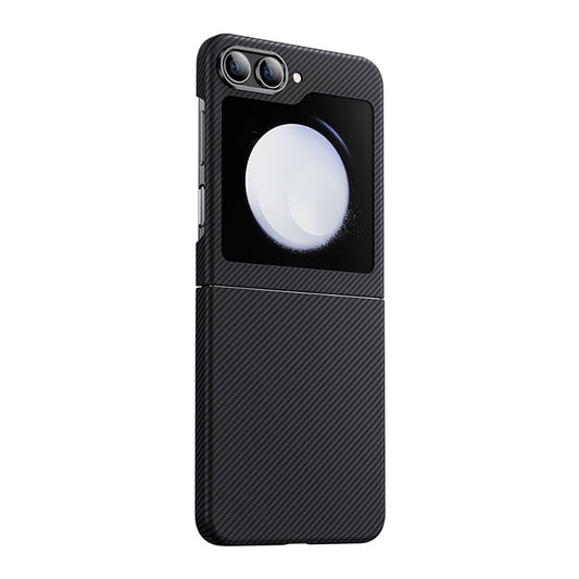 Galaxy Z Flip 5 Kılıf Karbon Fiber Benks Essential ArmorAir 600D Kevlar Kılıf