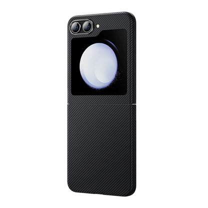Galaxy Z Flip 5 Kılıf Karbon Fiber Benks Essential ArmorAir 600D Kevlar Kılıf