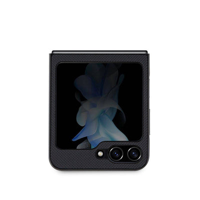 Galaxy Z Flip 5 Kılıf Lacoste Orjinal Lisanslı PU Pike Desenli Arka Yüzey İkonik Timsah Dokuma Logolu Kapak Lacivert