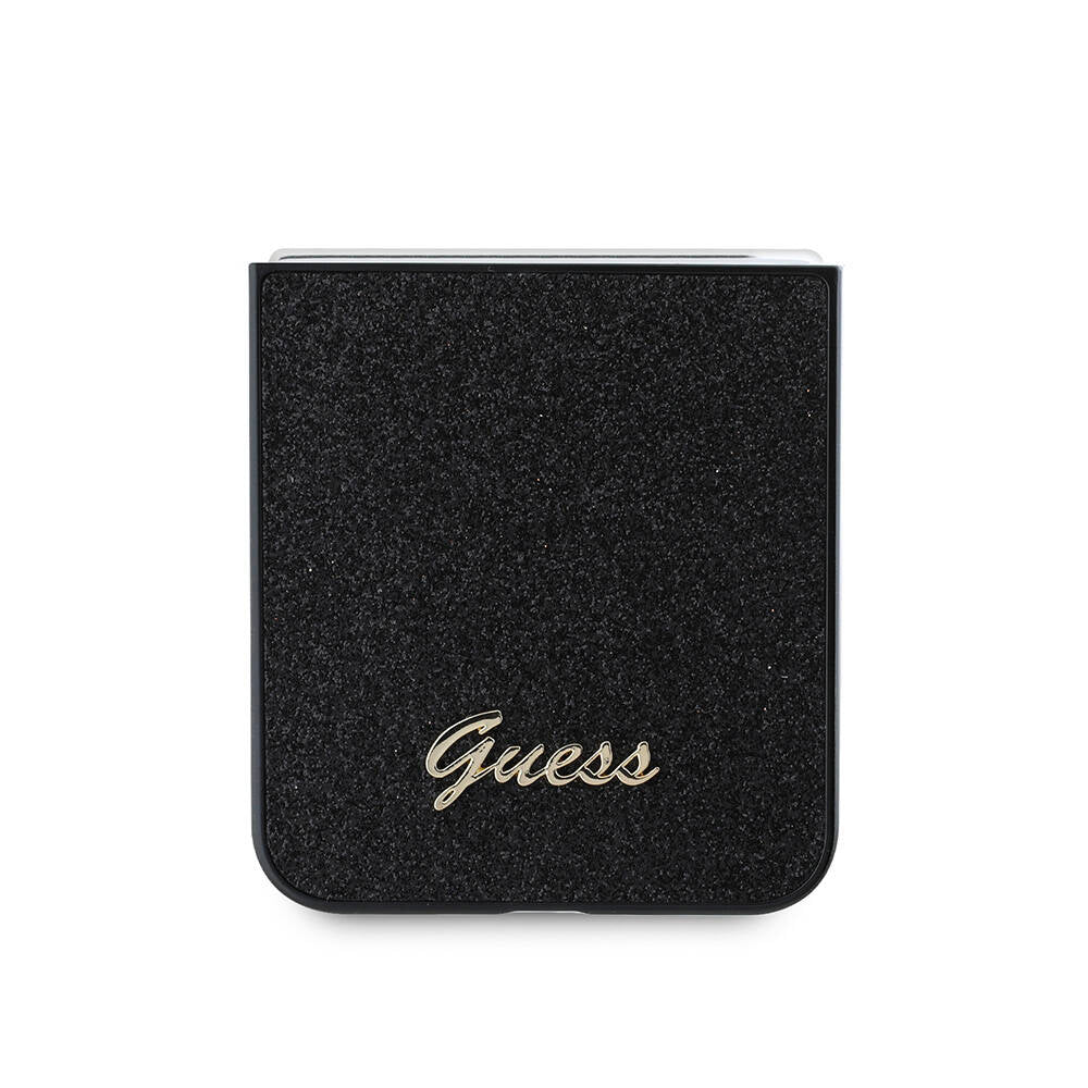 Galaxy Z Flip 6 Kılıf Guess Orjinal Lisanslı Yazı Logolu Glitter Script Kılıf