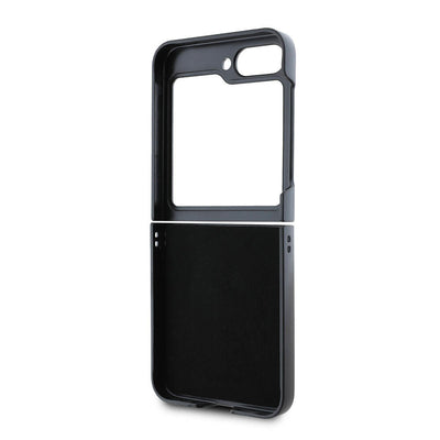 Galaxy Z Flip 6 Kılıf Guess Orjinal Lisanslı Yazı Logolu Glitter Script Kapak Siyah