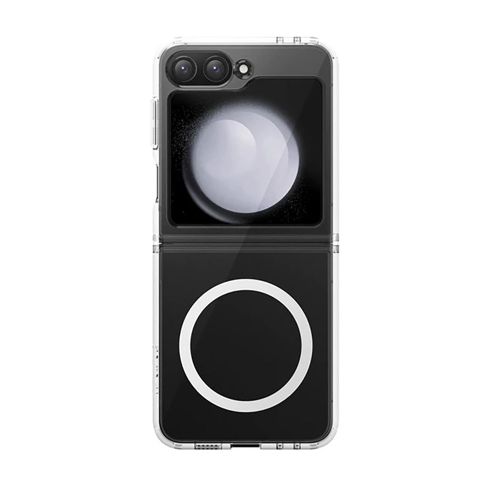 Galaxy Z Flip 6 Kılıf Kamera Korumalı M-safe Sert PC Zore Porto Kapak Şeffaf