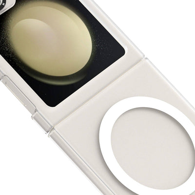 Galaxy Z Flip 6 Kılıf Magsafe Şarj Özellikli Youngkit Hidden Sand Serisi Kapak Siyah