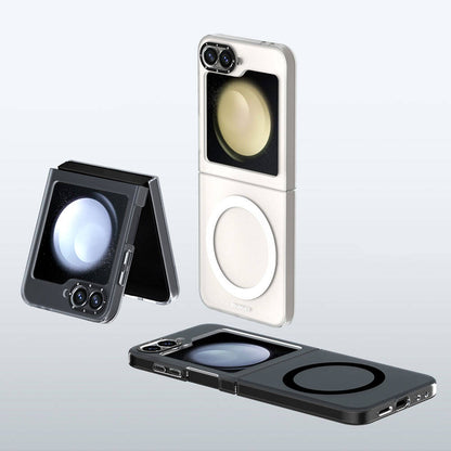 Galaxy Z Flip 6 Kılıf M-safe Şarj Özellikli Youngkit Hidden Sand Serisi Kılıf