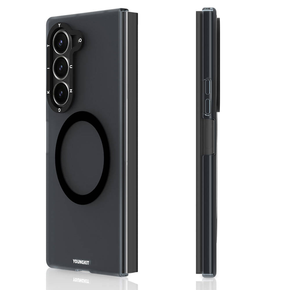 Galaxy Z Fold 6 Kılıf M-safe Şarj Özellikli Youngkit Hidden Sand Serisi Kılıf