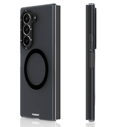 Galaxy Z Fold 6 Kılıf M-safe Şarj Özellikli Youngkit Hidden Sand Serisi Kılıf