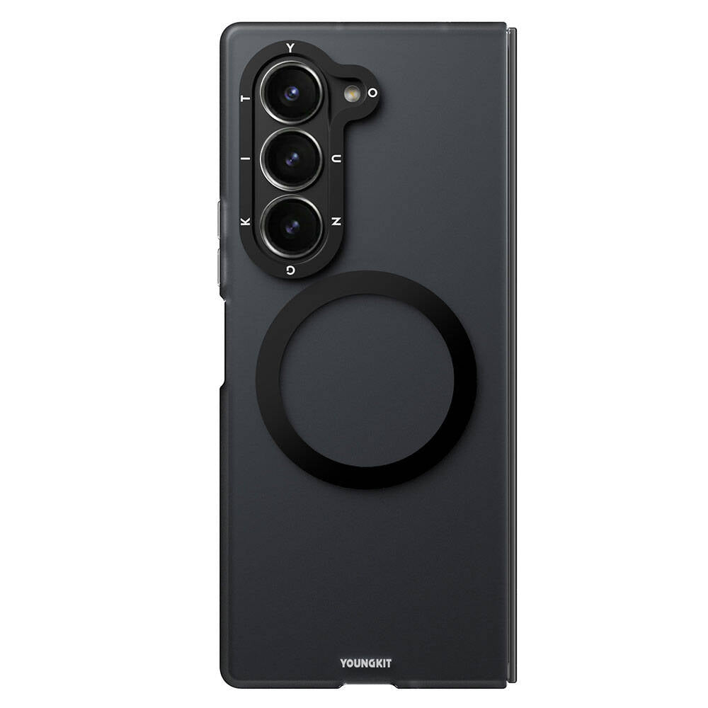 Galaxy Z Fold 6 Kılıf M-safe Şarj Özellikli Youngkit Hidden Sand Serisi Kılıf