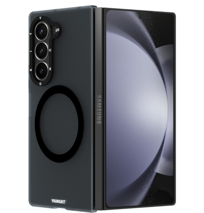 Galaxy Z Fold 6 Kılıf M-safe Şarj Özellikli Youngkit Hidden Sand Serisi Kılıf