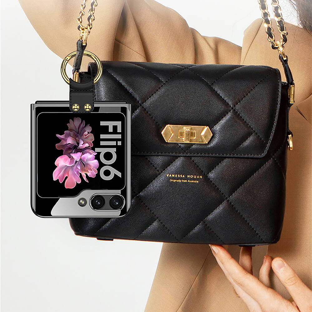 Galaxy Z Flip 6 Kılıf Zore Yüzüklü Kıpta Kılıf