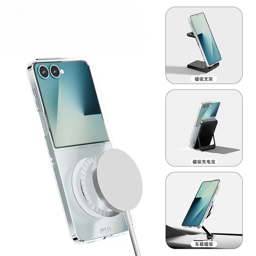 Galaxy Z Flip 7 Kılıf Kamera Korumalı M-safe Sert PC Zore Porto Kılıf