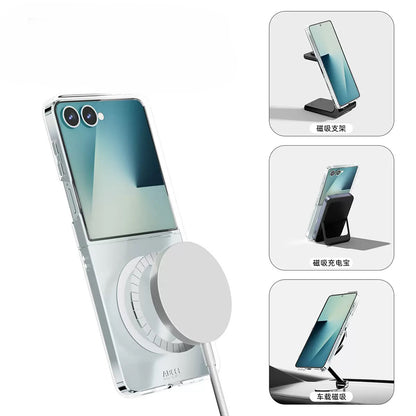 Galaxy Z Flip 7 Kılıf Kamera Korumalı M-safe Sert PC Zore Porto Kılıf