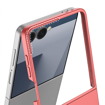 Galaxy Z Flip 7 Kılıf Wireless Şarj Özellikli Zore Kıpta M-safe Kılıf