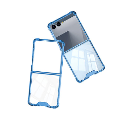 Galaxy Z Flip 7 Kılıf Zore Full Camlı Kıpta Kılıf