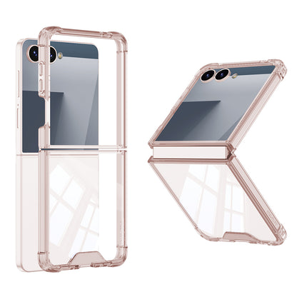 Galaxy Z Flip 7 Kılıf Zore Full Camlı Kıpta Kılıf