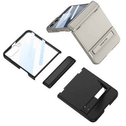 Galaxy Z Flip 7 Kılıf Zore Kıpta Standlı Kılıf