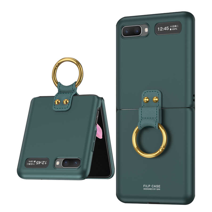 Galaxy Z Flip Kılıf Zore Flip Ring Kıpta Kılıf