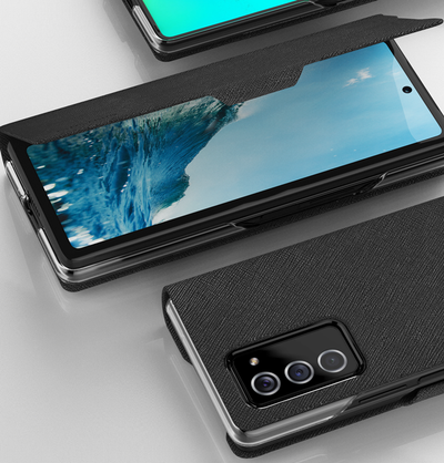 Galaxy Z Fold 2 Kılıf Araree Bonnet Kılıf Mavi
