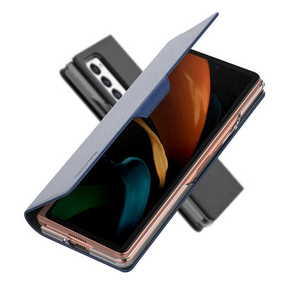 Galaxy Z Fold 2 Kılıf Araree Bonnet Kılıf Mavi