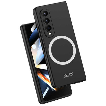 Galaxy Z Fold 4 Kılıf Wireless Şarj Özellikli Zore Kıpta M-safe Kılıf