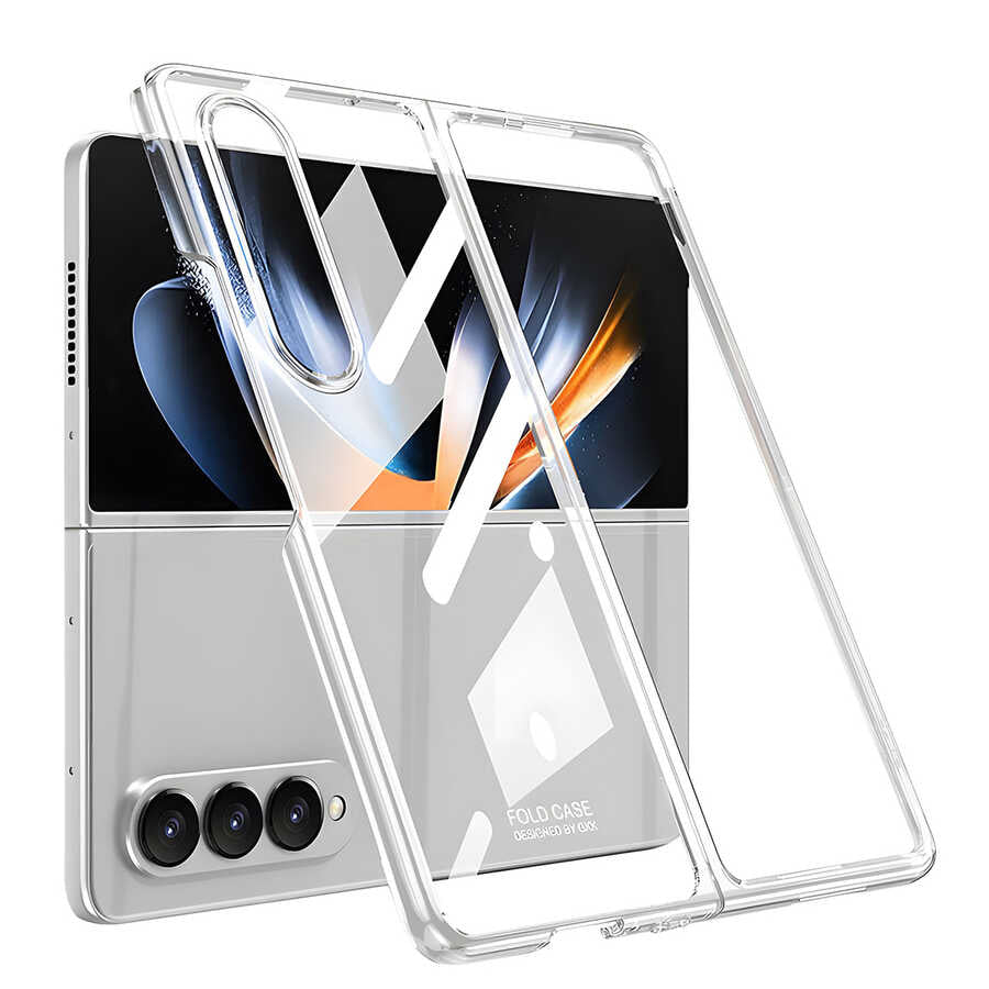 Galaxy Z Fold 4 Kılıf Zore Full Camlı Kıpta Kılıf