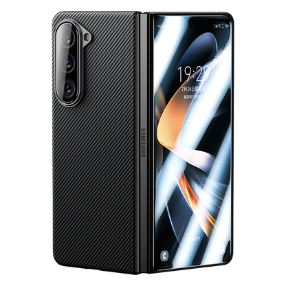 Galaxy Z Fold 5 Benks Combo Üçlü Aksesuar Seti (600D Kevlar Kılıf + Corning Ekran Koruyucu + Kamera Lens Koruyucu)