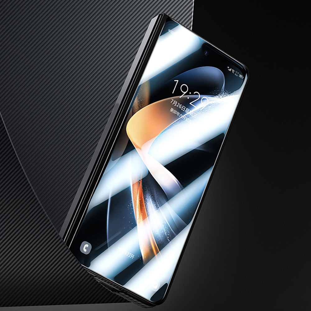 Galaxy Z Fold 5 Benks Combo Üçlü Aksesuar Seti (600D Kevlar Kapak + Corning Ekran Koruyucu + Kamera Lens Koruyucu) Siyah