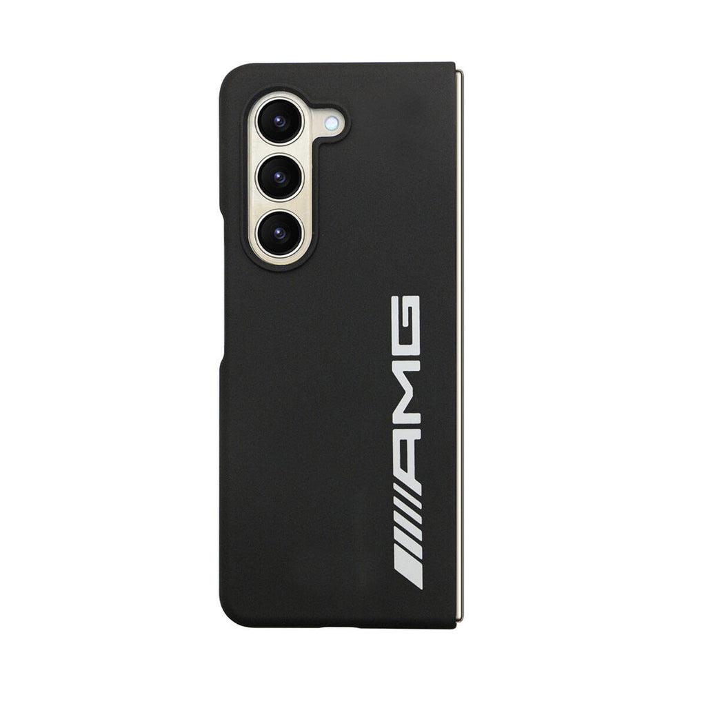 Galaxy Z Fold 5 Kılıf AMG M-safe Şarj Özellikli Büyük Logo Dizayn Orjinal Lisanslı Kılıf