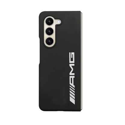 Galaxy Z Fold 5 Kılıf AMG M-safe Şarj Özellikli Büyük Logo Dizayn Orjinal Lisanslı Kılıf