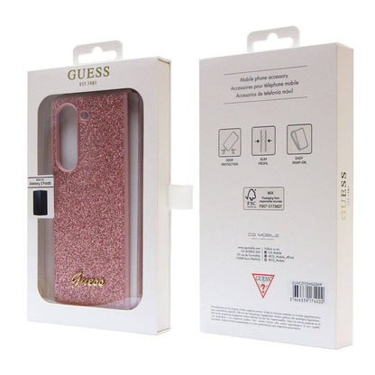 Galaxy Z Fold 5 Kılıf Guess Orjinal Lisanslı Yazı Logolu Glitter Script Kılıf