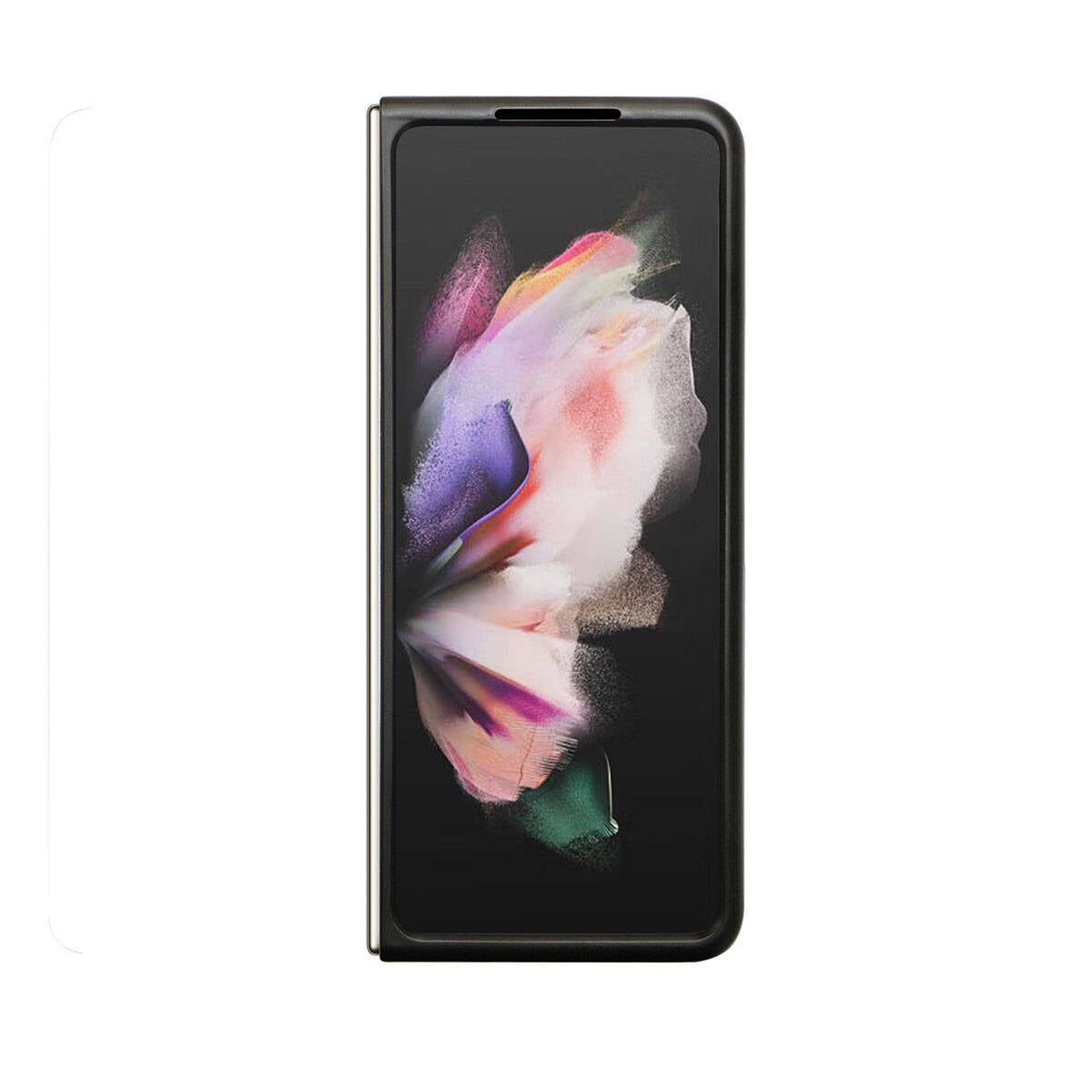 Galaxy Z Fold 5 Kılıf TUMI Liquid Silikon Metal Logo Dizayn Orjinal Lisanslı Kapak