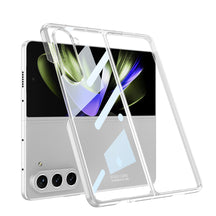 Galaxy Z Fold 5 Kılıf Zore Full Camlı Kıpta Tam Koruma Renkli Şık Kapak