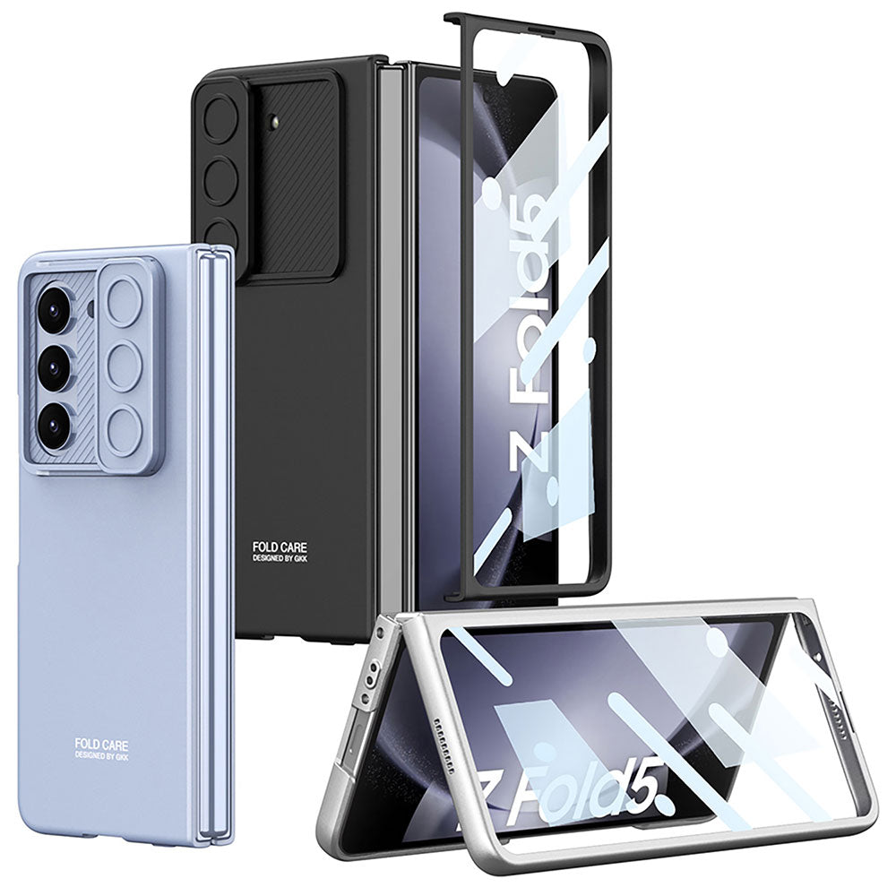 Galaxy Z Fold 5 Kılıf Kamera Korumalı Zore Kıpta Sürgülü Kılıf