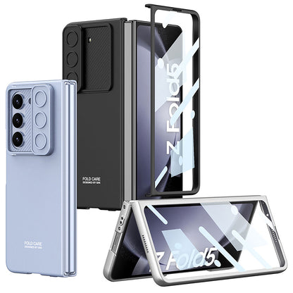 Galaxy Z Fold 5 Kılıf Kamera Korumalı Zore Kıpta Sürgülü Kılıf